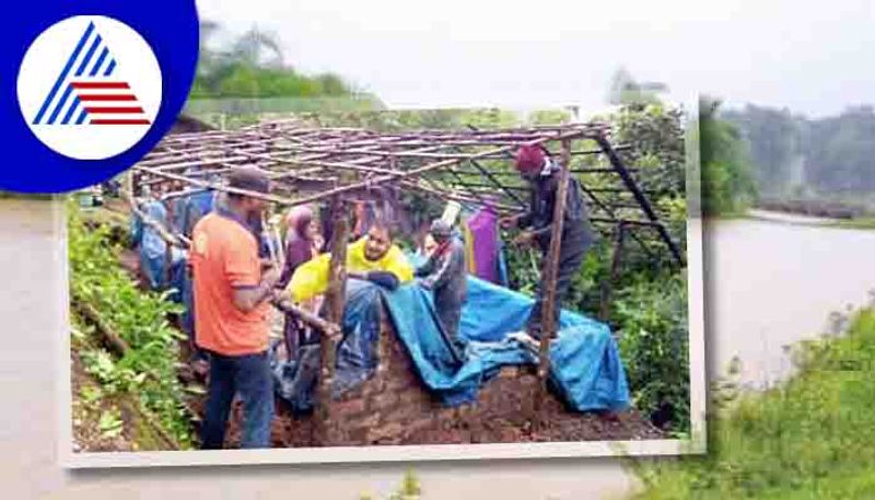 Even after three years the homeless family did not get a roof in kodagu rav