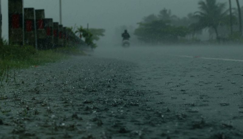 rain fall widely in kottayam with light thunderstorm