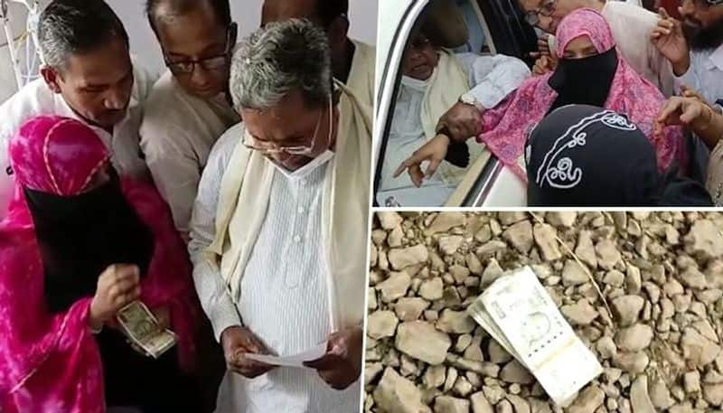 Embarrassment for Congress: Kerur violence victim's kin throws Rs 2 lakh given by Siddaramaiah