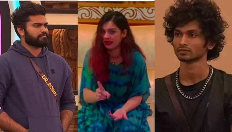 bigg boss malayalam winner dilsha against robin and blesslee