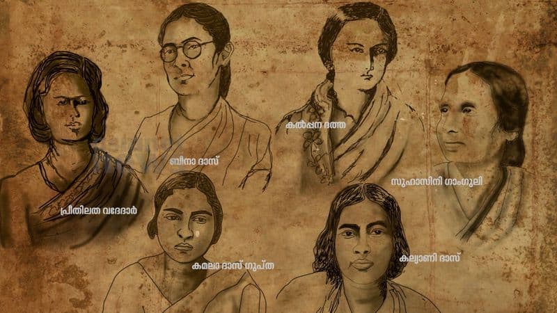 group of revolutionary women who took arms against the British empire