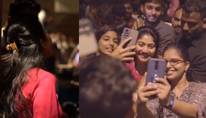 gargi sai pallavi visits theatres video