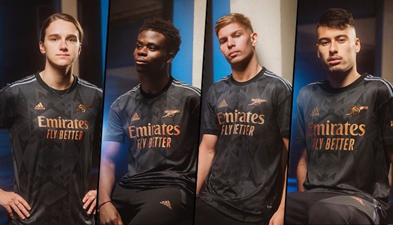 Arsenal fans in awe of 'black and gold' away kit 2022-23 in tribute to 'Little Islingtons' and black lives matter movement snt