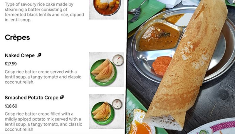 US Restaurant Lists Dosa As Naked Crepe Vin