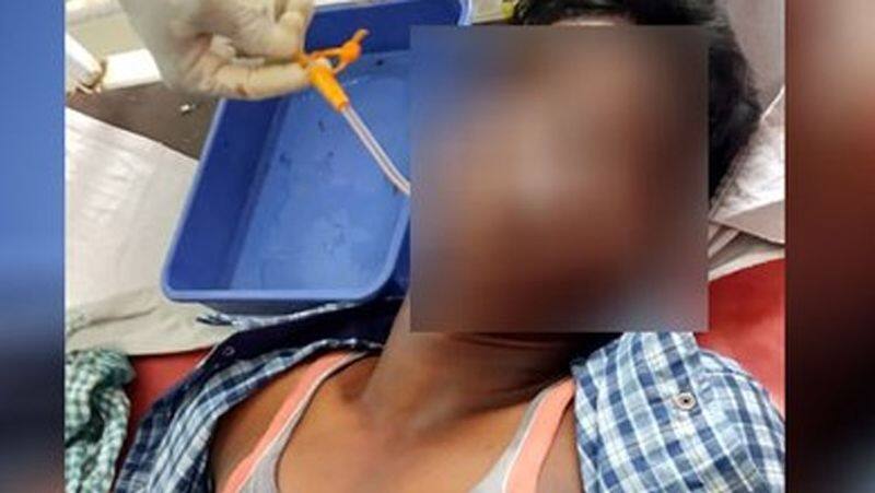 Plus 2 student attempted suicide by drinking pesticide in Virudhachalam