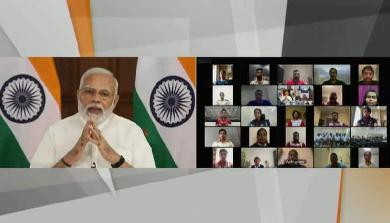 PM Narendra Modi Interacts With Commonwealth Games Bound Athletes, Wishes Them Good Luck