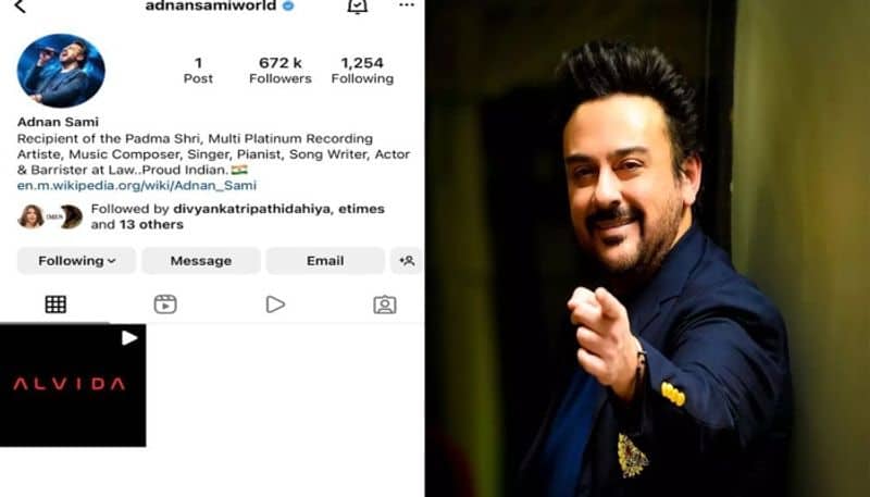 Singer  Adnan Sami Deletes Instagram Posts