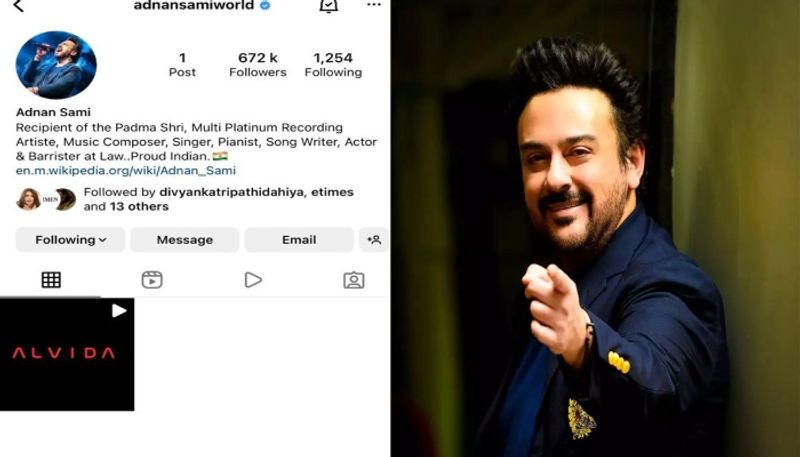 Singer  Adnan Sami Deletes Instagram Posts