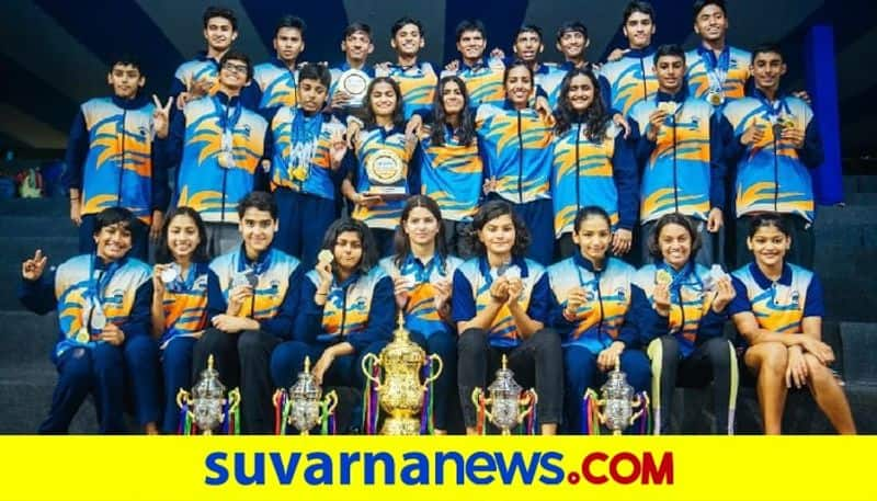 National Junior Aquatic Championship Karnataka team finishes overall Champion kvn