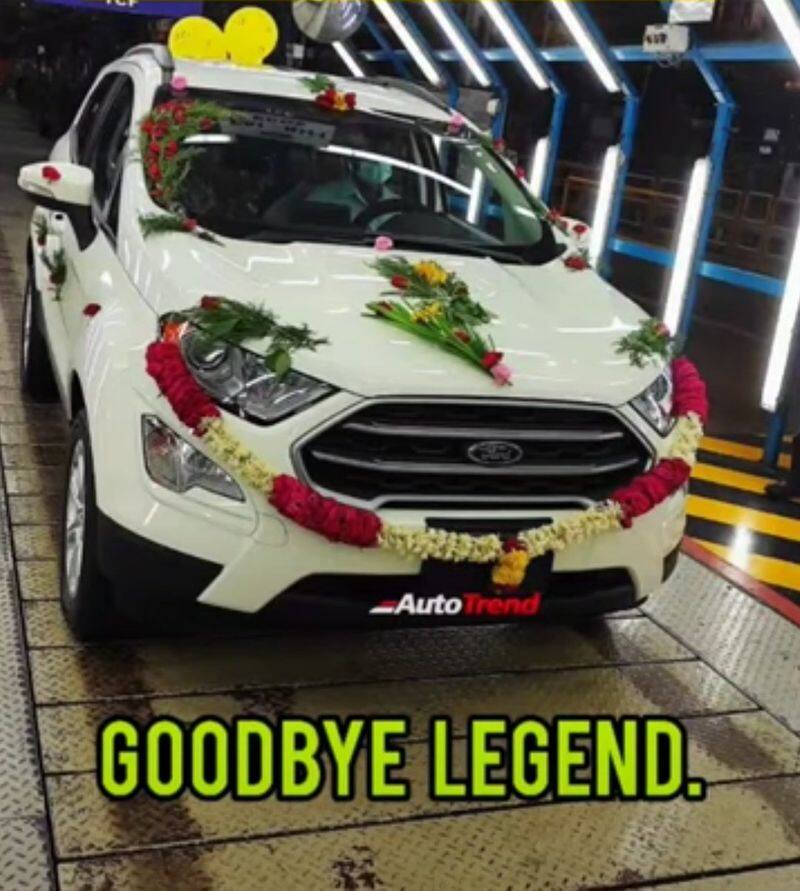 Rip ! Ford EcoSport: production ends in chennai and india