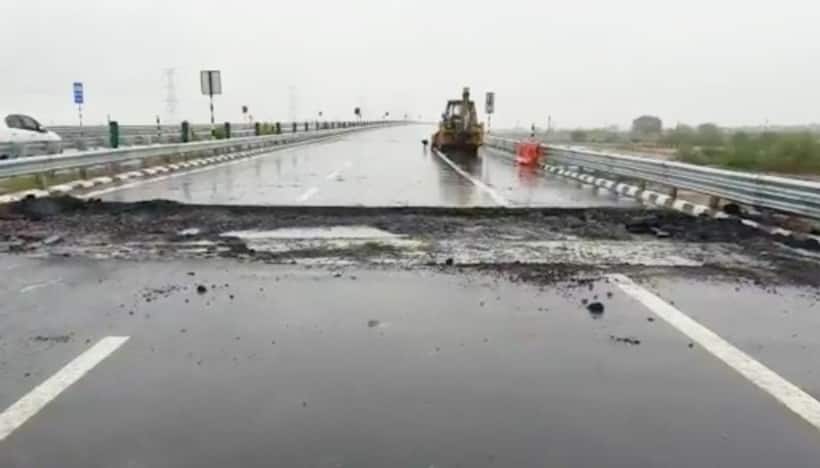 Within a week of inauguration, portion of Bundelkhand Expressway sees potholes
