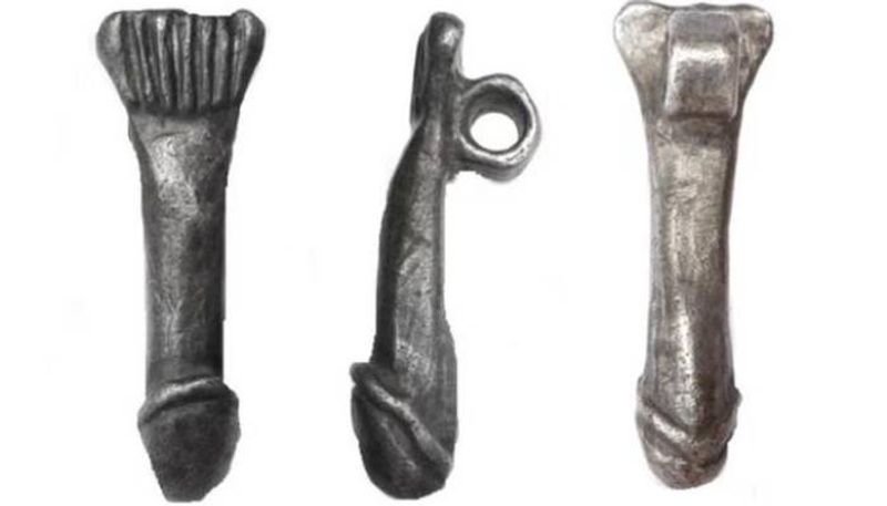 2000 year old penis shaped pendant found 