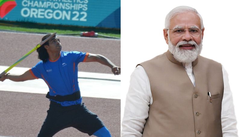 PM Narendra Modi Virat Kohli Congratulates Neeraj Chopra for Historic Silver in World Athletics Championship kvn