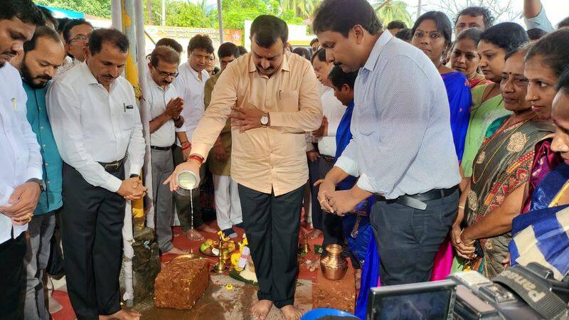 foundation stone for brhmashree Narayanaguru circle at mangalorerav