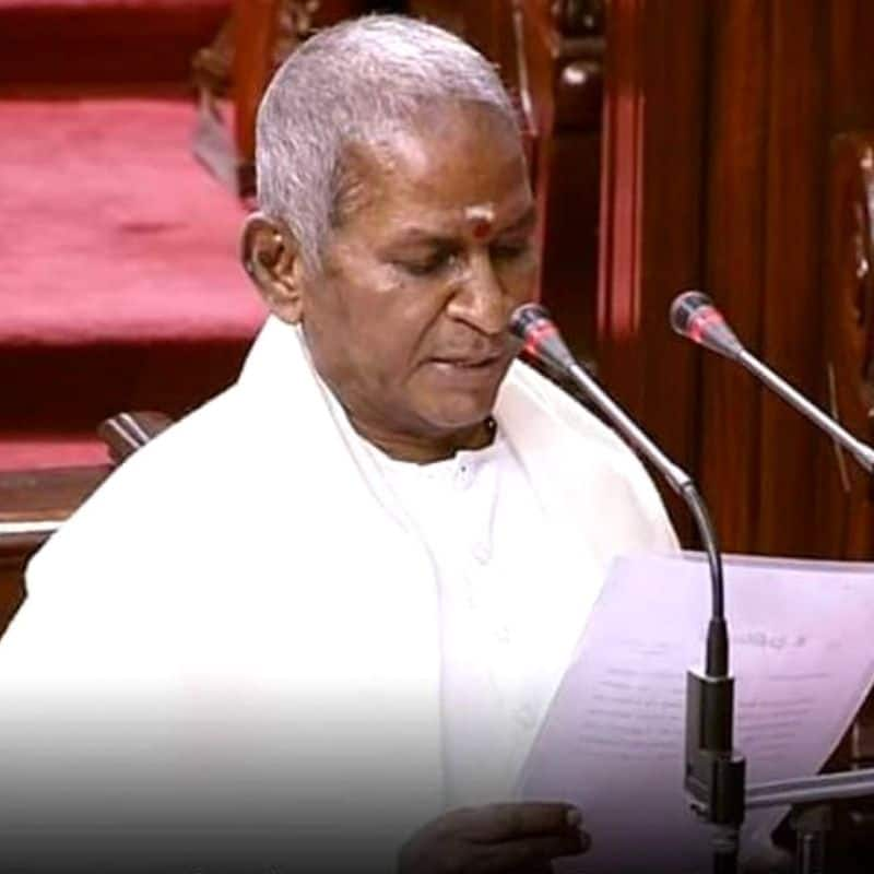 Isaignani Ilaiyaraaja took oath as MP in the Tamil Language