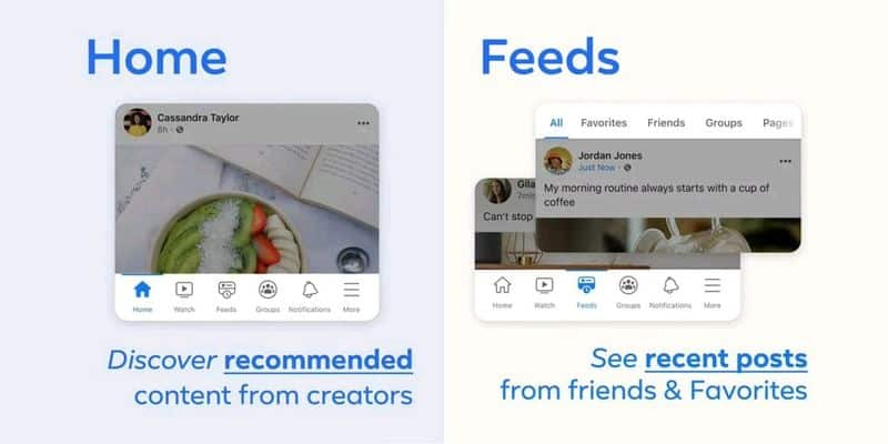 Meta tweaks Facebook app to act more like short video TikTok interface mnj 