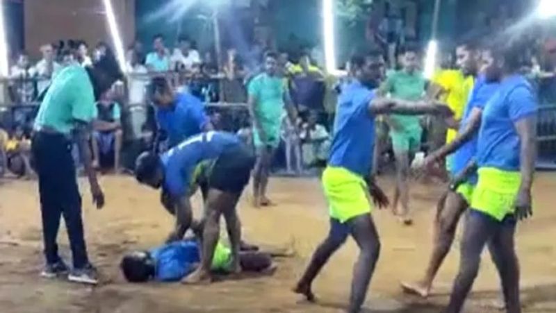 Young Kabbadi Player died while playing in Tamilnadu, Video goes viral