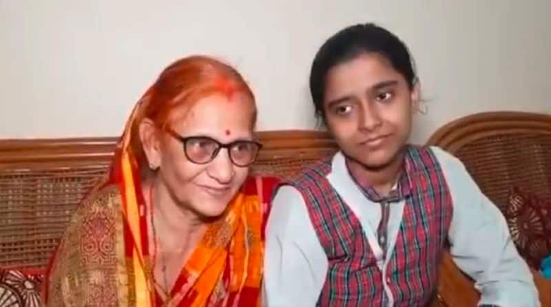 CBSE Class 10 Bihar Topper Father left after mother death Sreeja became state topper staying at grandmother house san