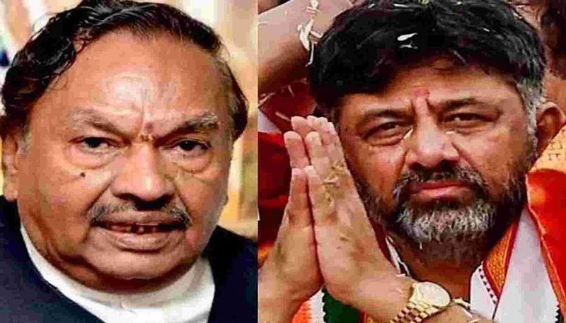 Ex Minister KS Eshwarappa Slamas On DK Shivakumar gvd