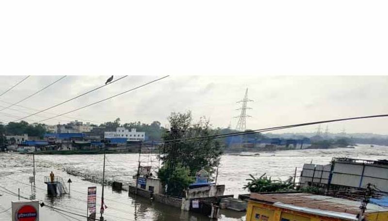 Himayat Sagar And Osman Sagar Gates Lifted 