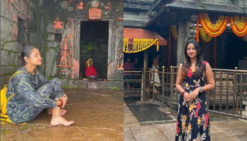 swathy nithyanand shares pics from her mookambika journey