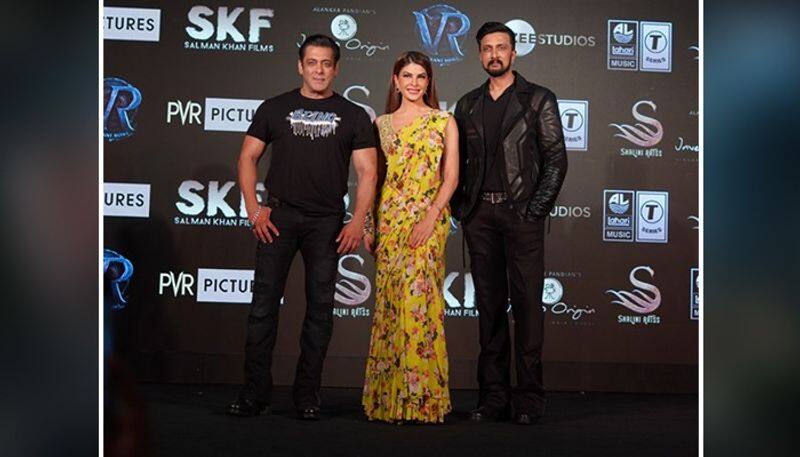 Kiccha sudeep and Salman Khan Dance with Jacqueline in Vikrant Rona Promotion Event hls 