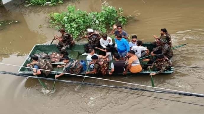 राजस्थान में बारिश ने मचाई तबाही: हालात बिगड़े-सेना ने संभाला मोर्चा, खाना बांट रहे जवान...7 लोगों की मौत