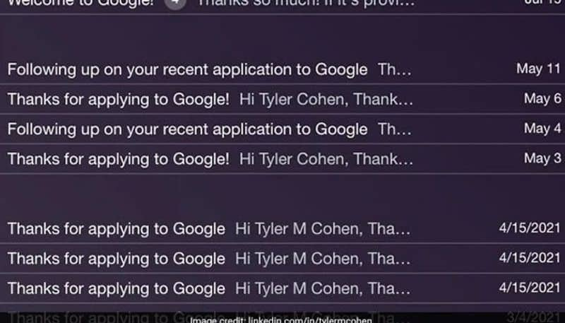 US man Tyler Cohen got the job in Google 39th attempt video goes viral