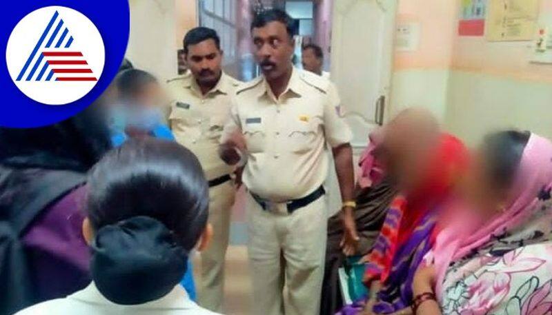 mother attempted suicide with child and police personnel saved their lives in gadag gow