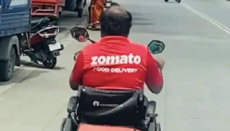 video of disabled zomato delivery boy goes viral 