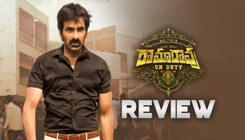  Ravi Teja RamaRao on Duty Movie Review