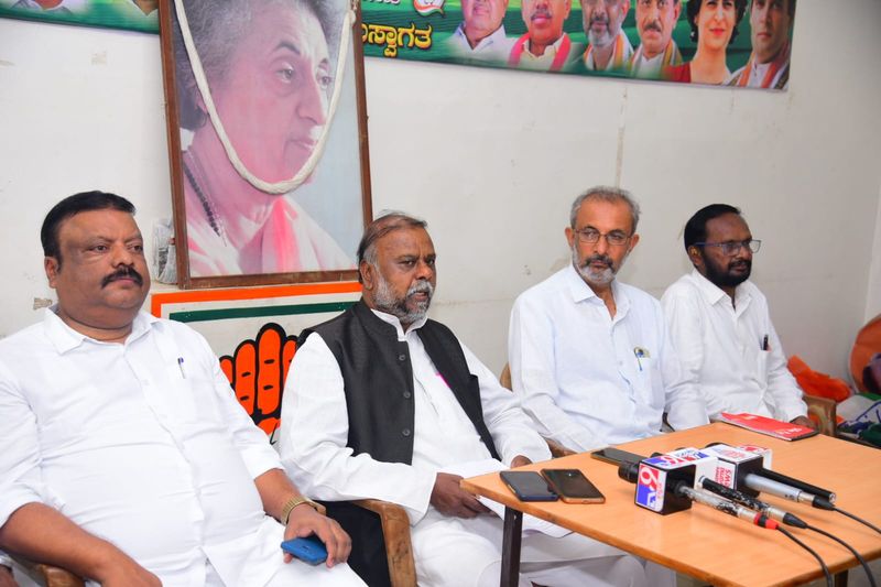 Chitradurga Congress Leader H anjaneya Hits Out at BJP rbj