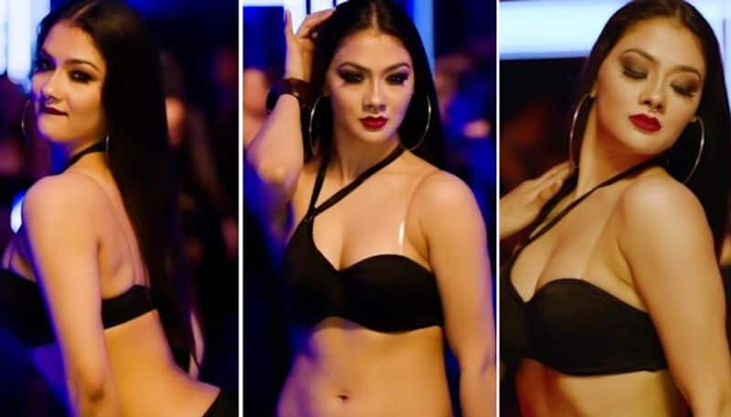 Video and pictures Bhojpuri actor Namrata Malla display sexy moves in black bikini top drb