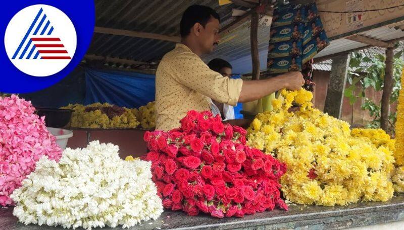 Festivals effect Increase in the price of flowers karkala rav