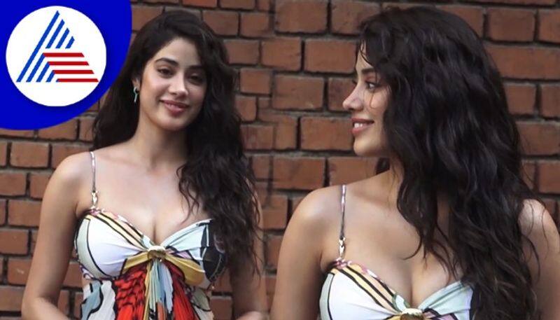 Janhvi kapoor flaunt colourful maxi in her good luck jerry vcs 