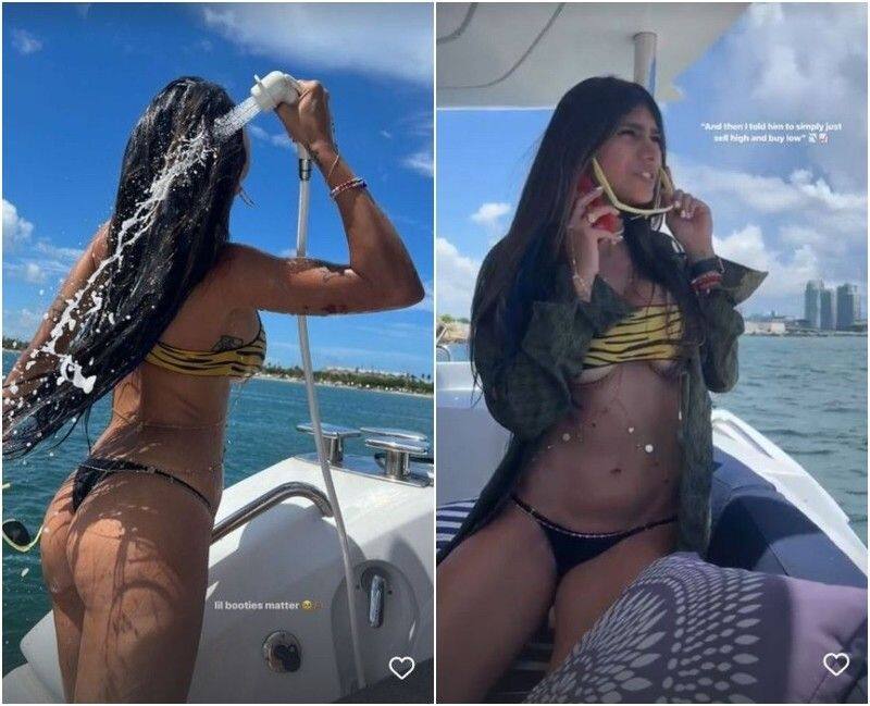 Scary Pictures: Ex-Pornstar Mia Khalifa stalked by shady men during her vacay in Miami  RBA