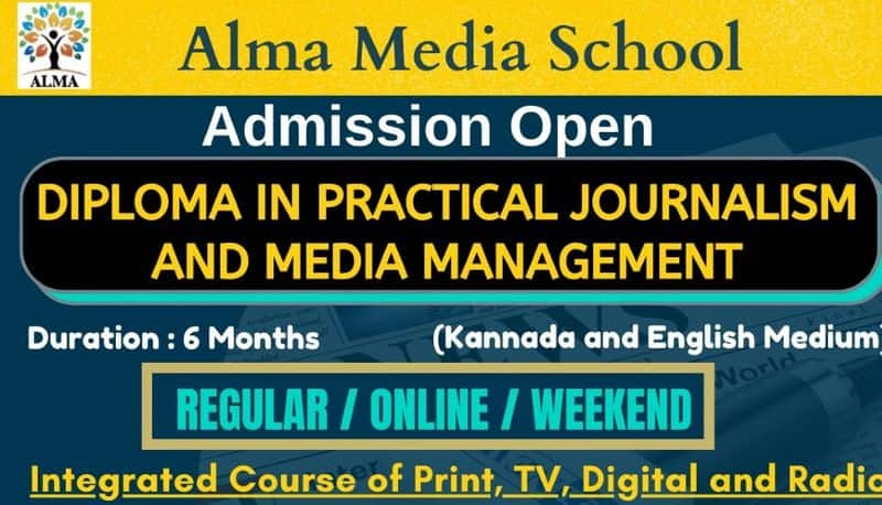 Gaurish Akki Alma Media School Diploma in Practical Journalism and Media Management Course mnj