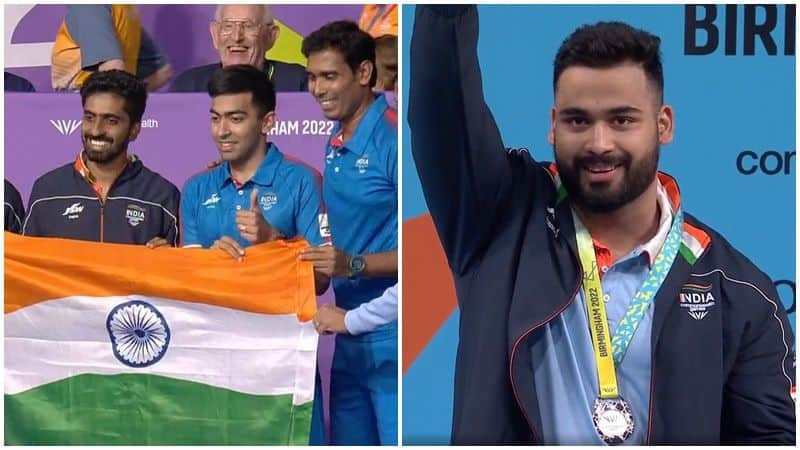 Commonwealth Games 2022 India won gold medal in table tennis Vikas Thakur wins silver in weightlifting san