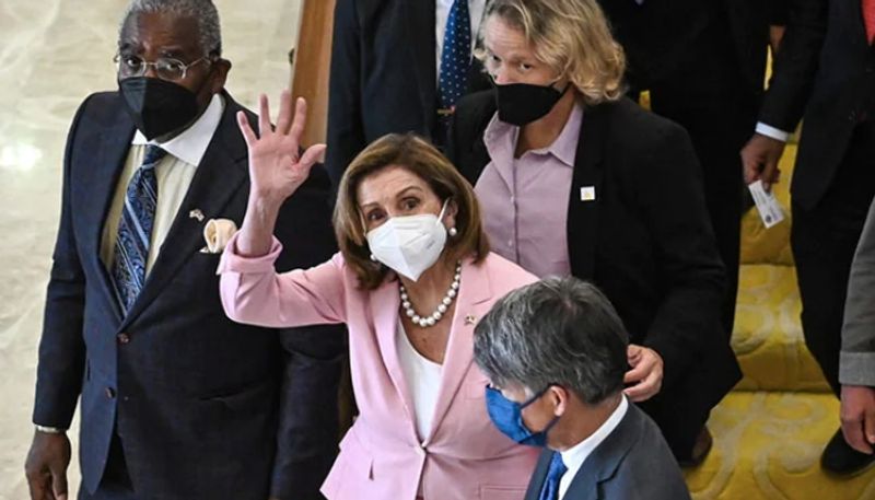 As China protests, Nancy Pelosi declares that the US will not abandon Taiwan.