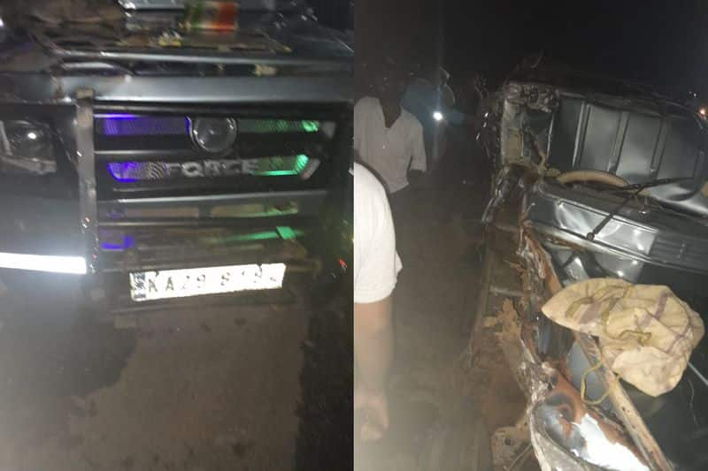 Driver Dies In Road Accident Who Going Davanagere at Bagalkot 