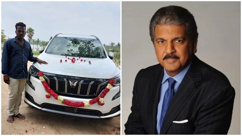 blessed us with your choice Anand Mahindra Replies to Man who Buys  SUV After 10 Years Of Hard Work san