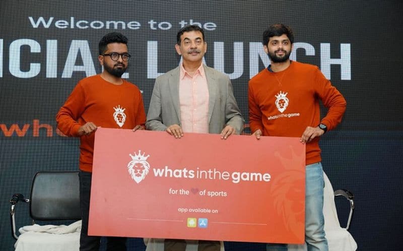 International Badminton Player B Sai Praneeth and coach Pullela Gopichand  launched WhatsInTheGame app ckm 