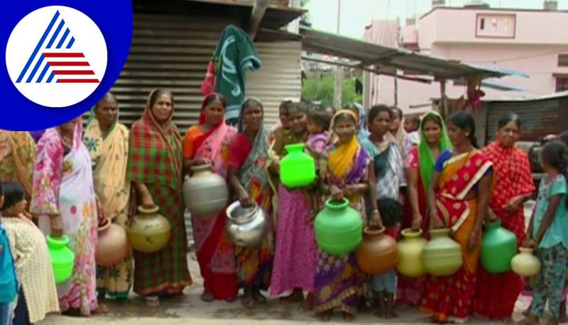 Drinking water problem In Lingasugur town of Raichur district gvd