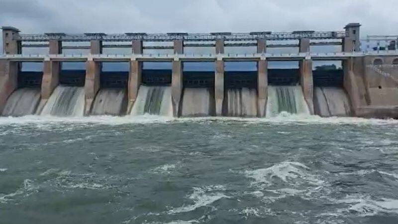 Increase in water flow in Cauvery river! - Flood Caution in low-lying areas