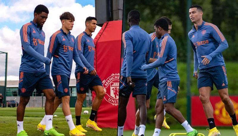 football Cristiano Ronaldo breaks his silence after Erik ten Hag blast; trains with Manchester United squad snt