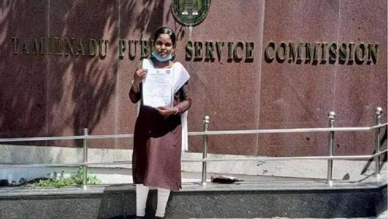 Pudukkottai girl Pavania wins Group 1 examination she is become a dsp