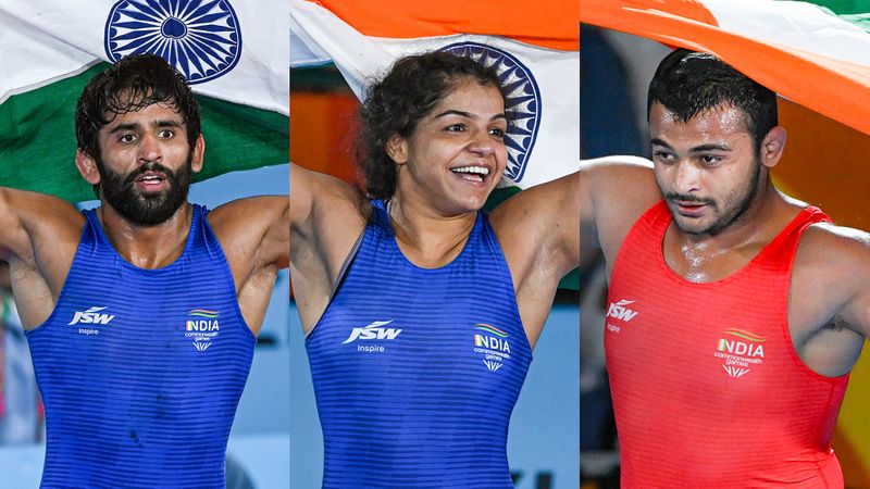 Commonwealth Games, CWG 2022: Bajrang Punia hands India 7th gold; Anshu Malik takes silver; netizens honour-ayh