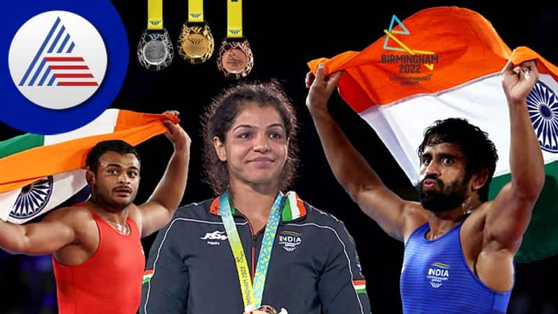 Commonwealth games 2022 wrestling event India wins 6 medal Bajang Puniya Sakshi Malik Deep  Punia 