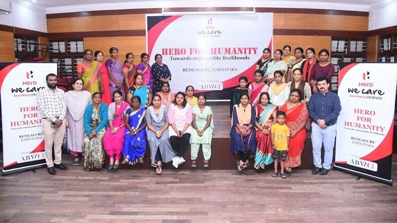 Hero Motocorp adopts 150 covid affected families in Bengaluru Karnataka ckm