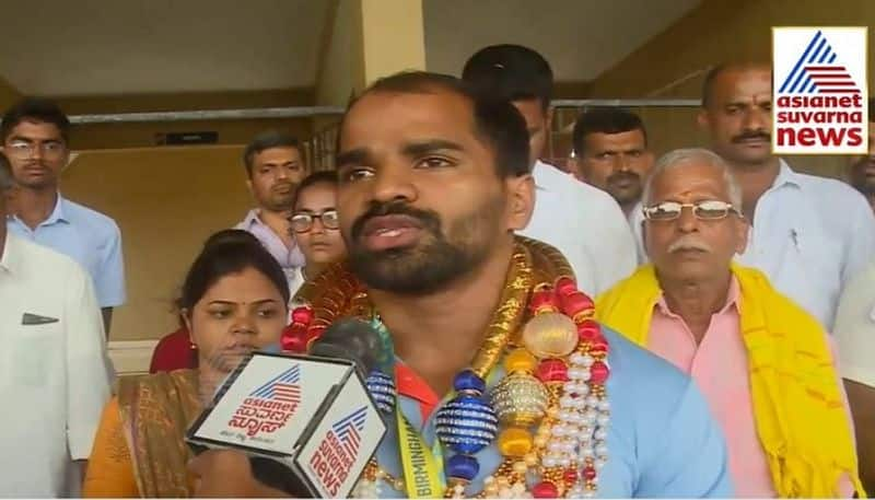 Udupi gururaj poojary expresses happiness For clinching bronze in commonwealth games 2022 rbj